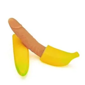 Banana Vibrator USB Rechargeable Silicone Dildo