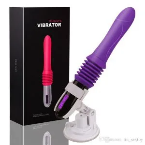 TELESCOPIC HUGE REALISTIC DILDO PENIS VIBRATOR